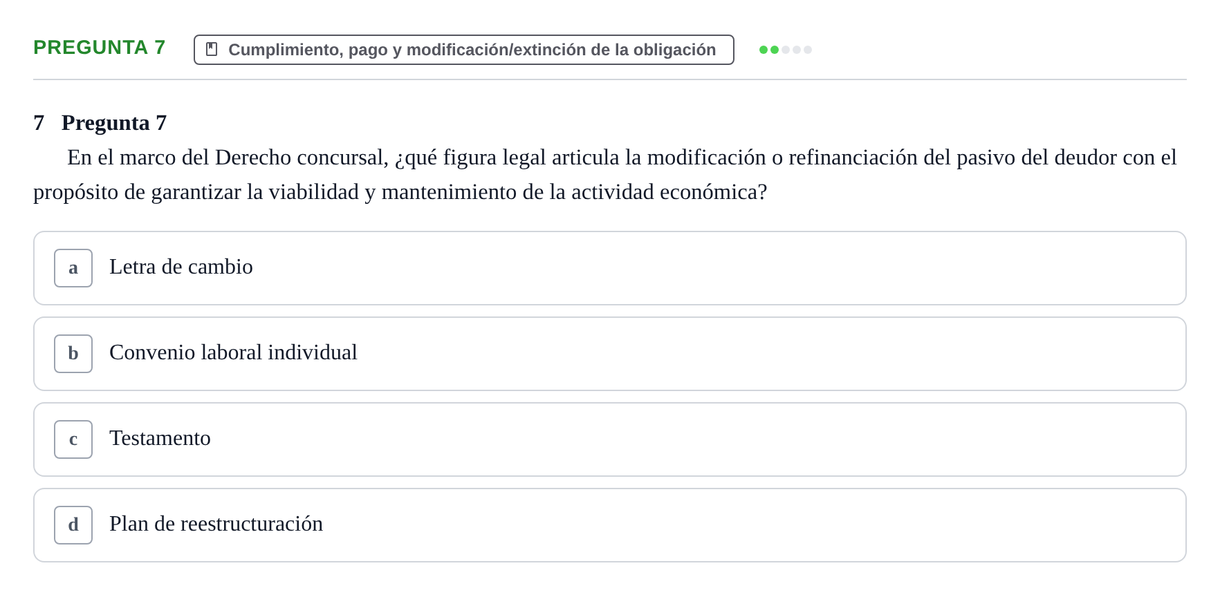Enunciado: Pregunta 7