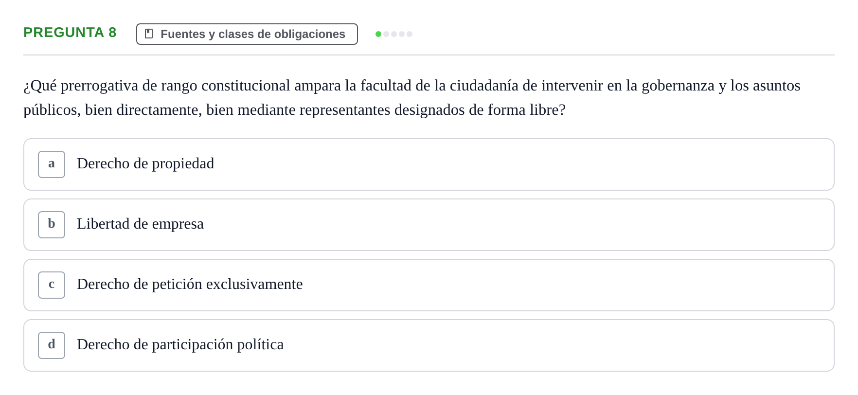 Enunciado: Pregunta 8
