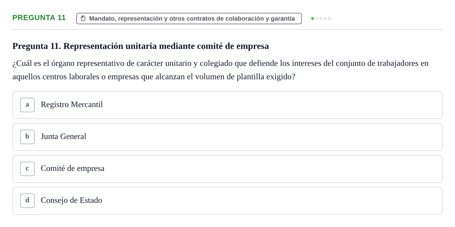 Enunciado: Pregunta 11