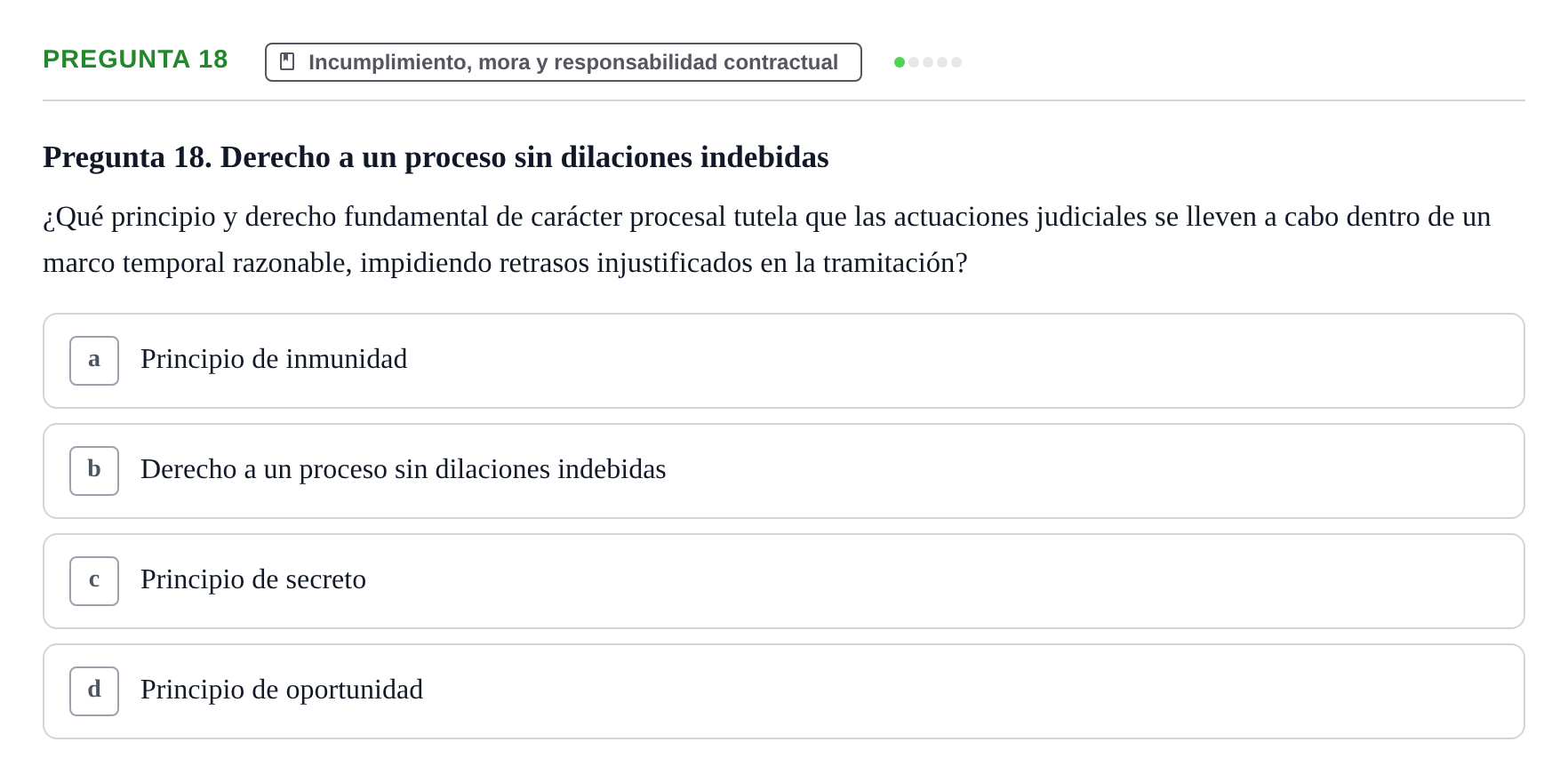 Enunciado: Pregunta 18