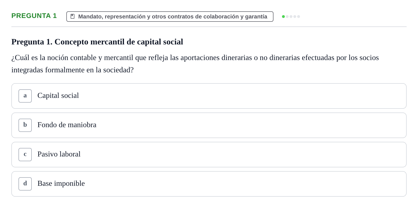 Enunciado: Pregunta 1