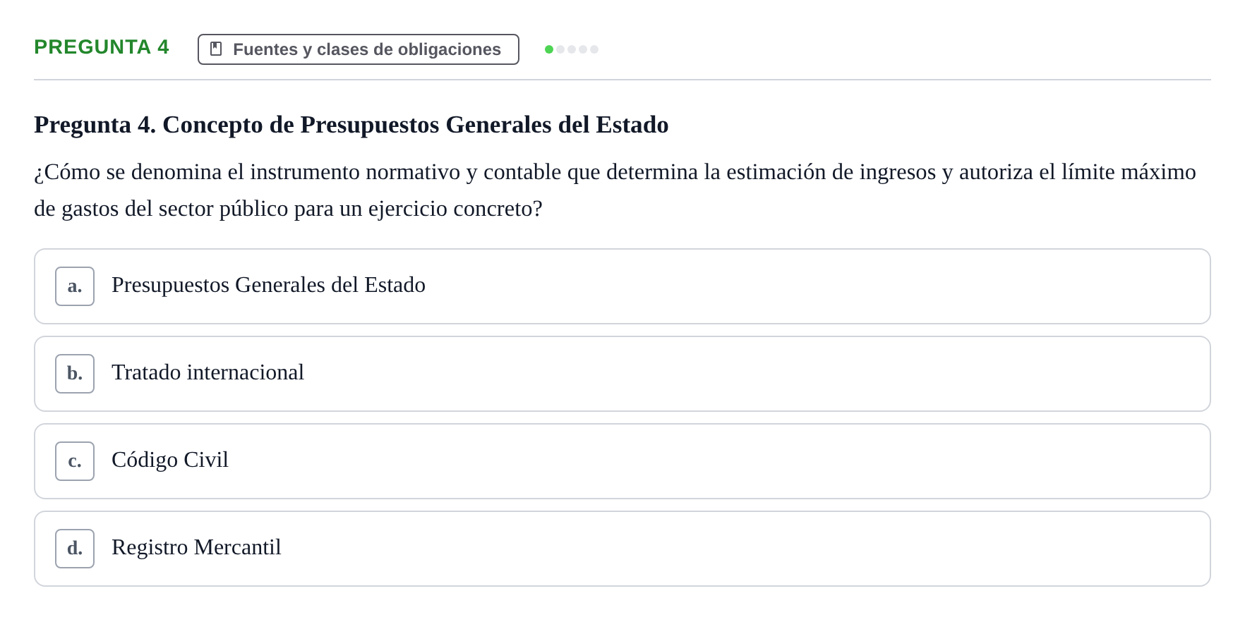 Enunciado: Pregunta 4
