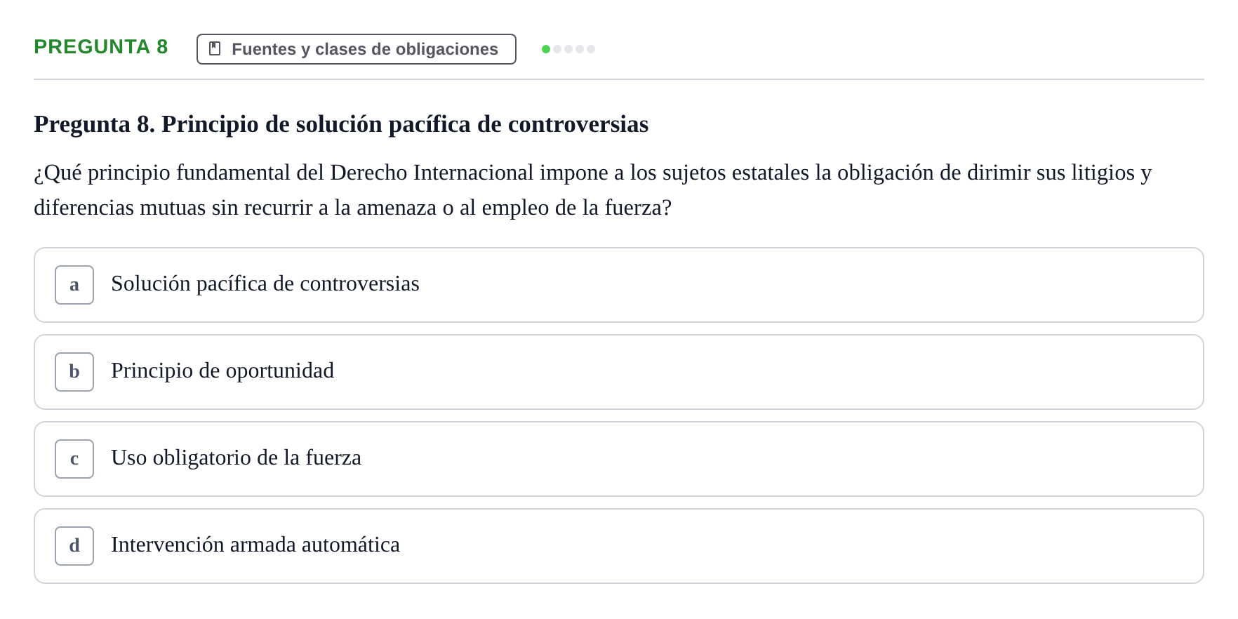 Enunciado: Pregunta 8