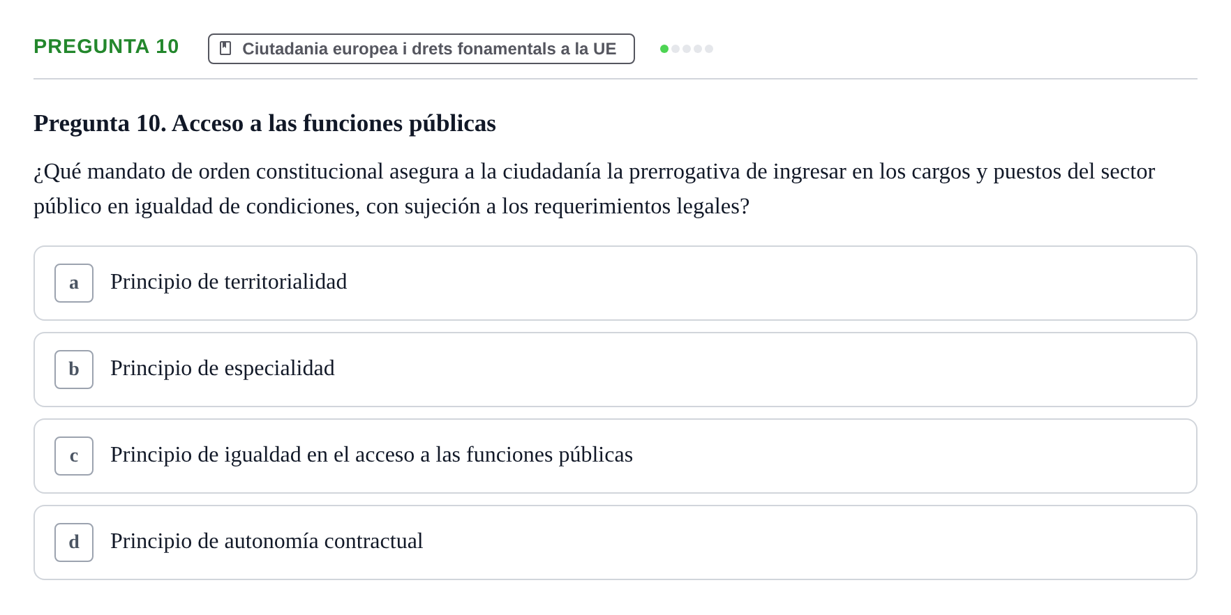 Enunciado: Pregunta 10