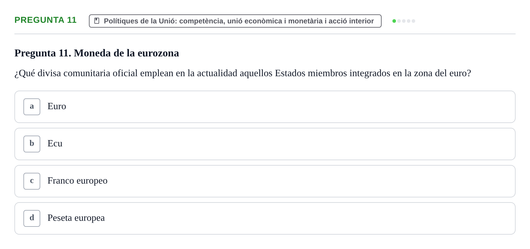 Enunciado: Pregunta 11