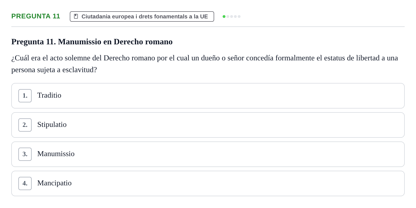 Enunciado: Pregunta 11