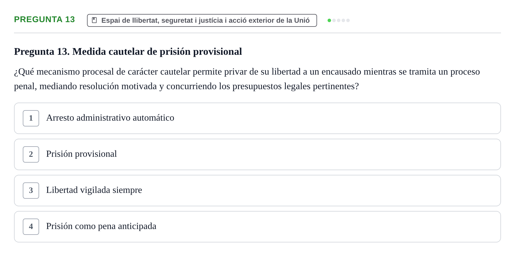 Enunciado: Pregunta 13