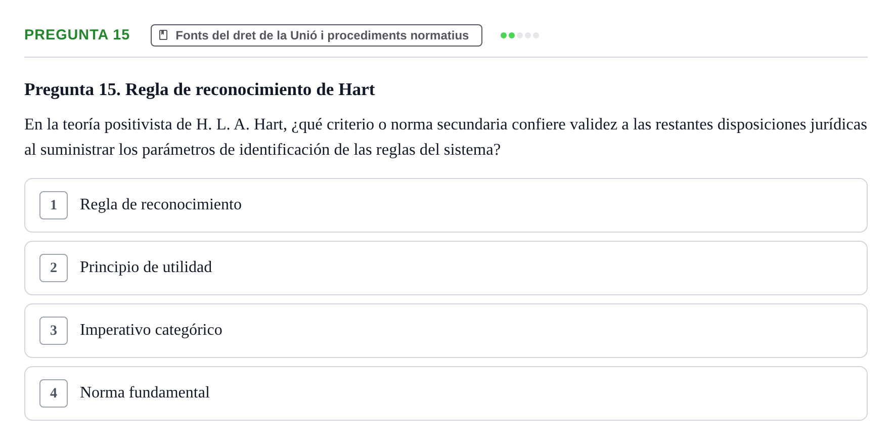 Enunciado: Pregunta 15