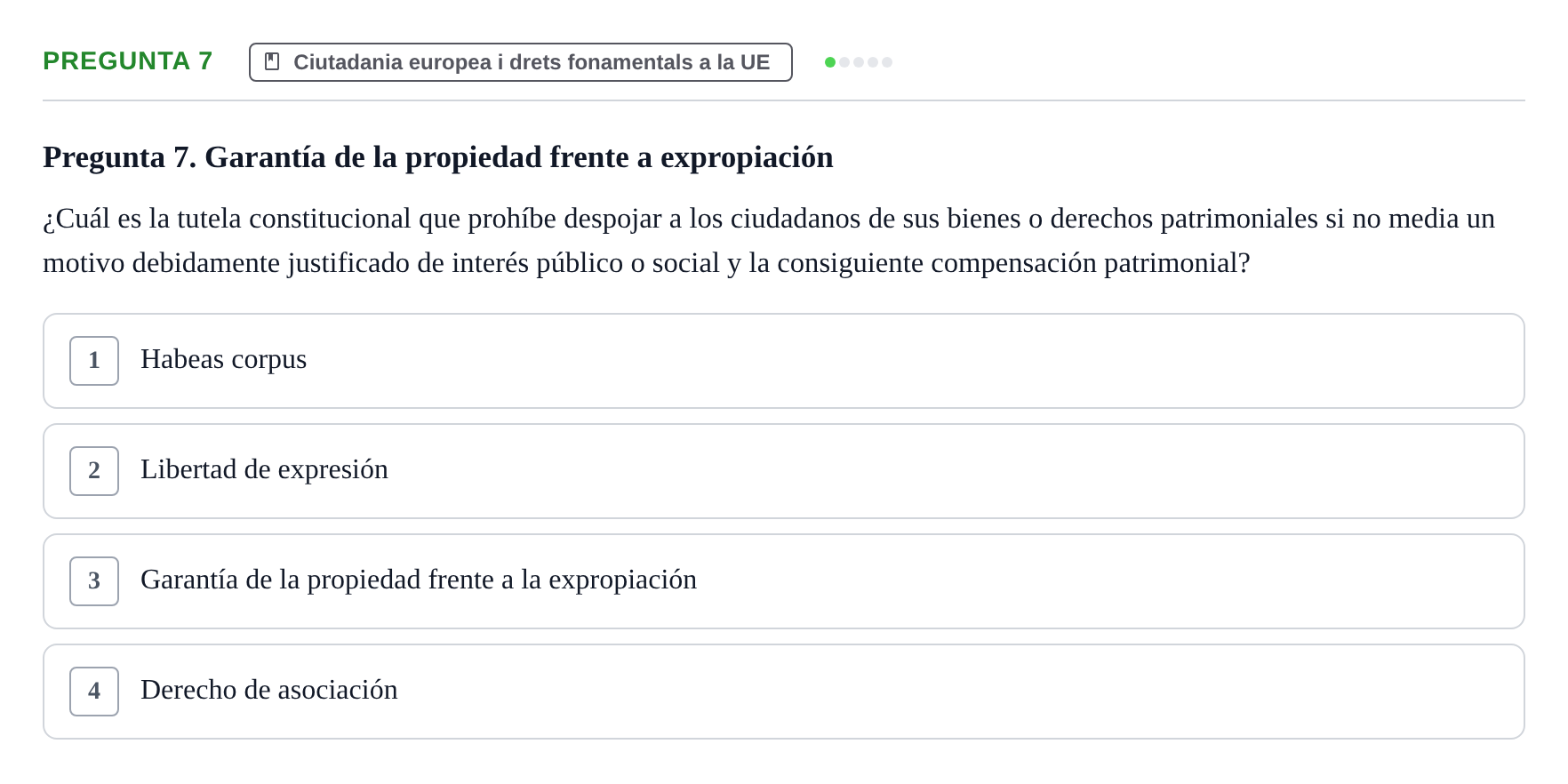 Enunciado: Pregunta 7