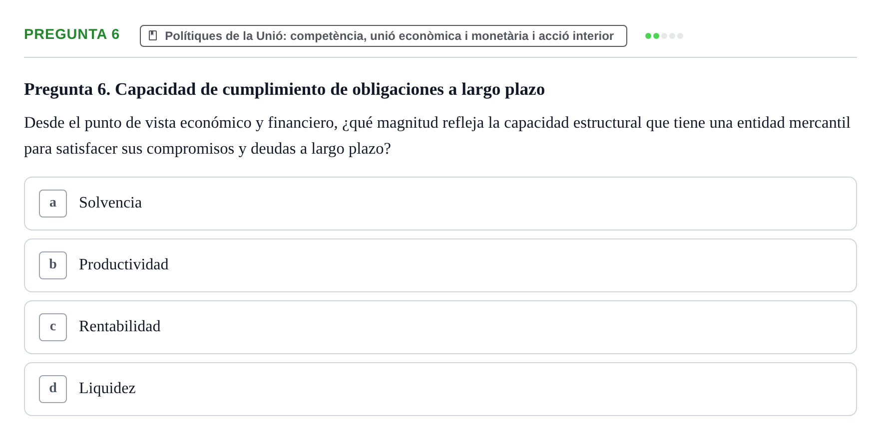 Enunciado: Pregunta 6