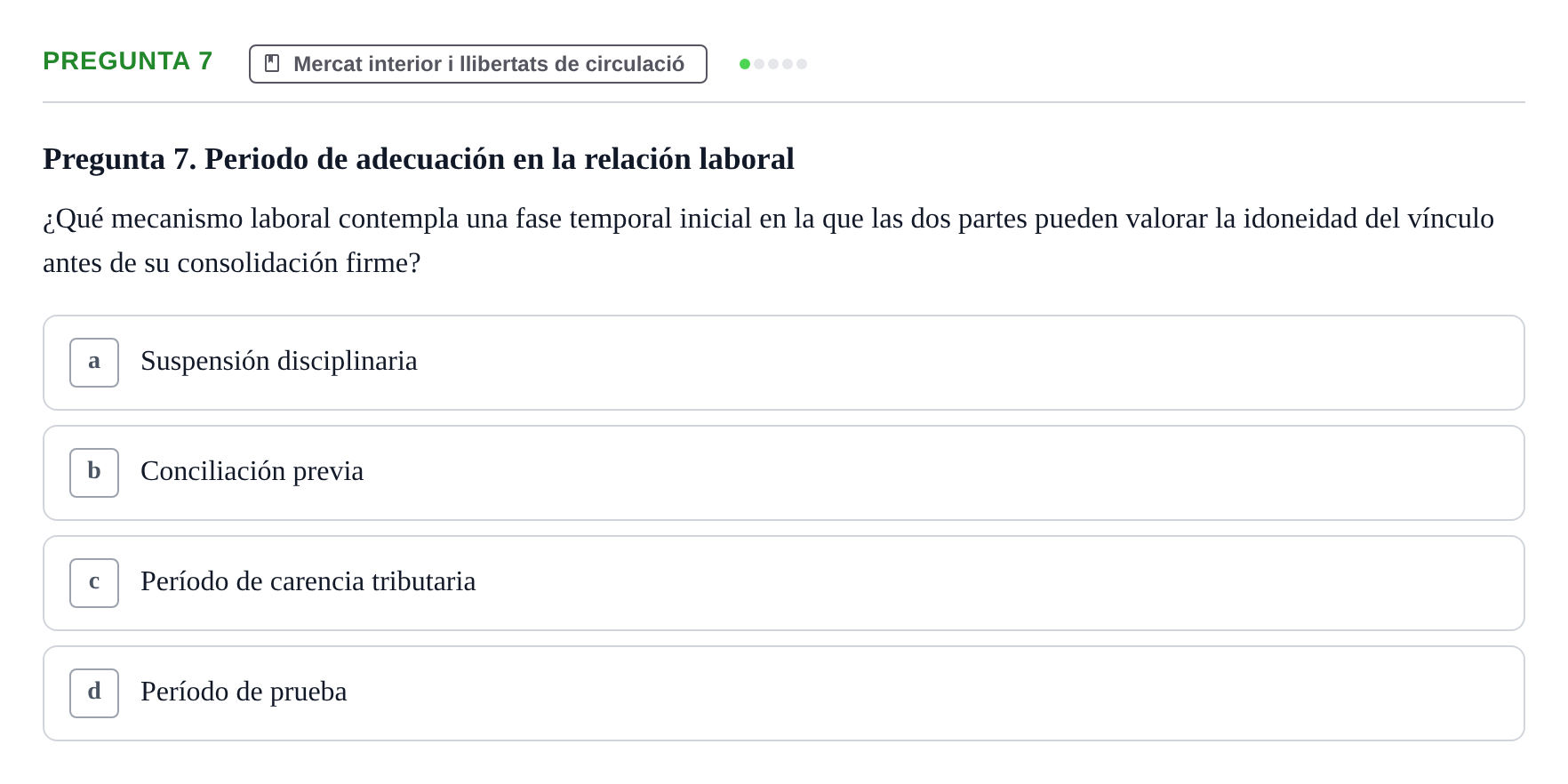 Enunciado: Pregunta 7
