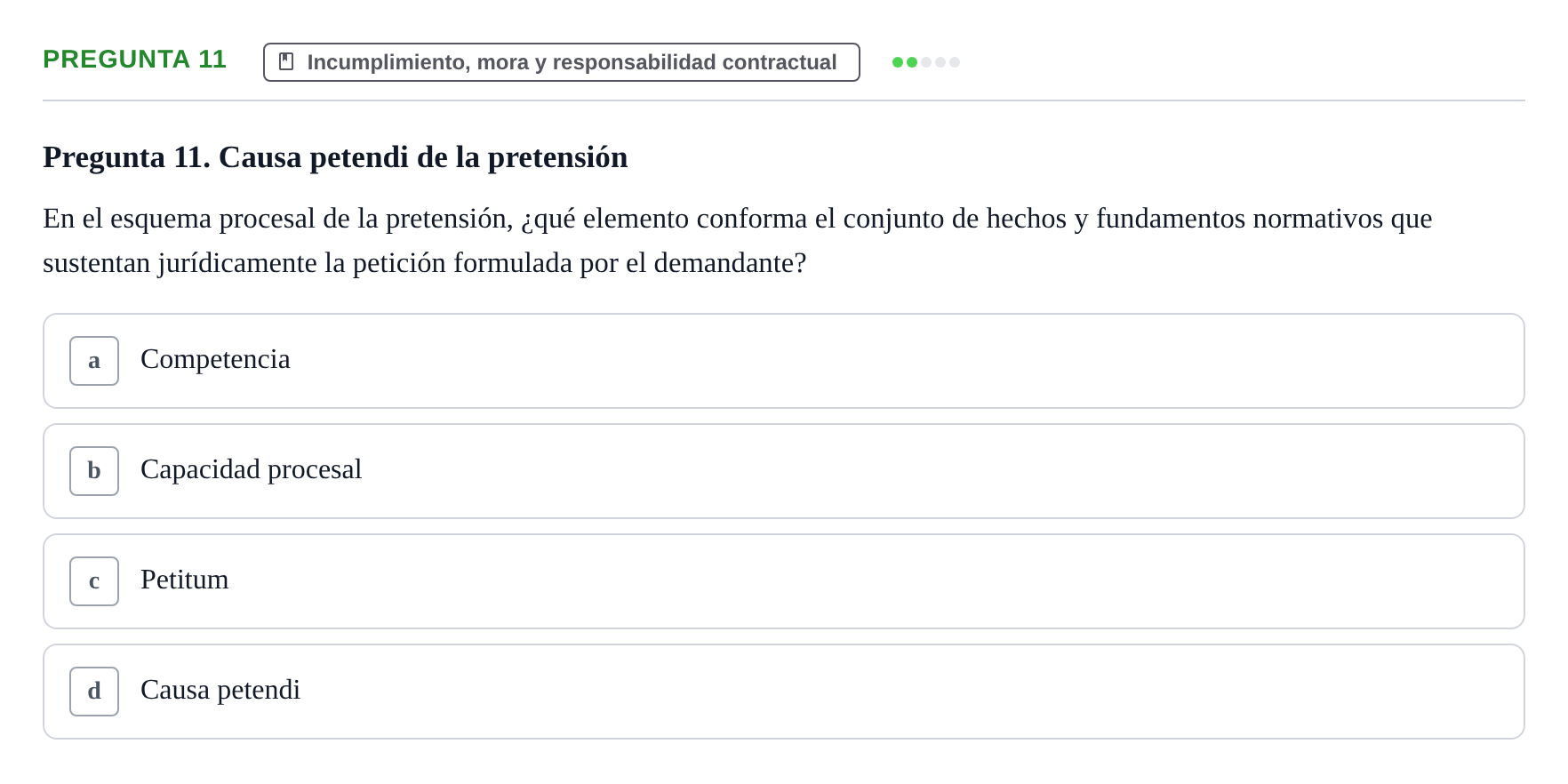 Enunciado: Pregunta 11