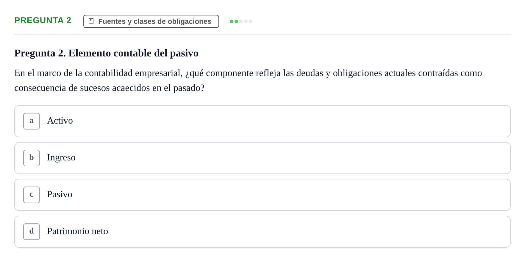 Enunciado: Pregunta 2