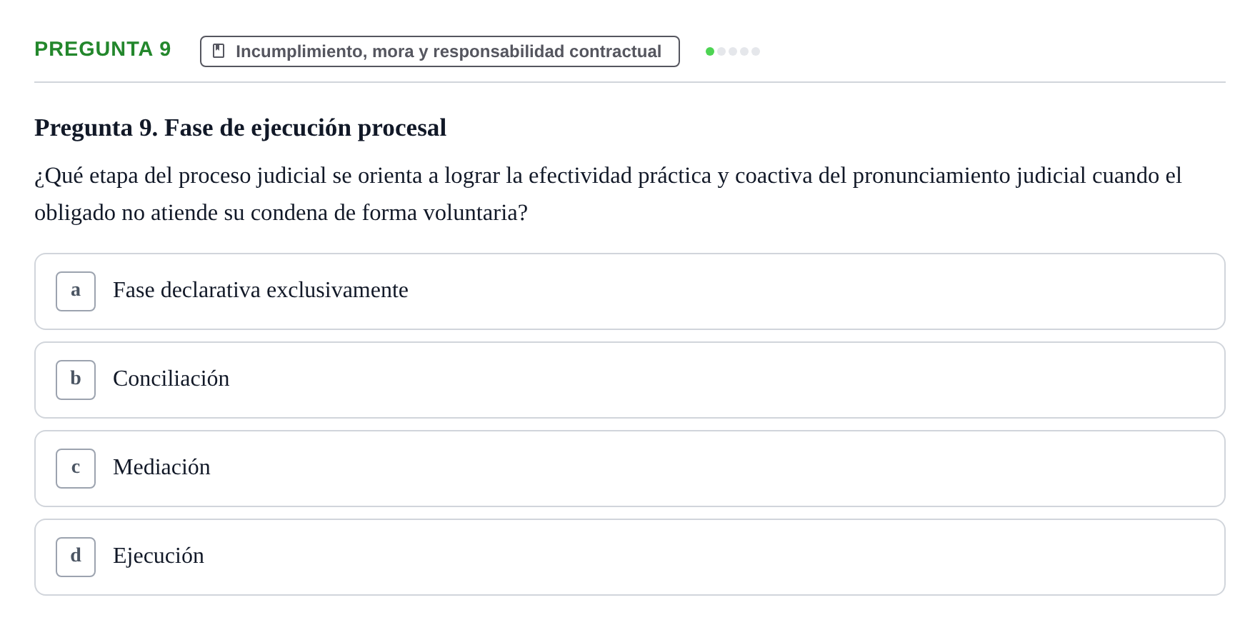 Enunciado: Pregunta 9