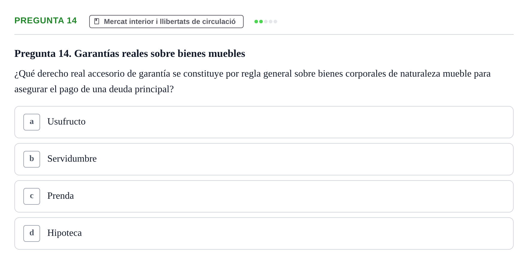 Enunciado: Pregunta 14