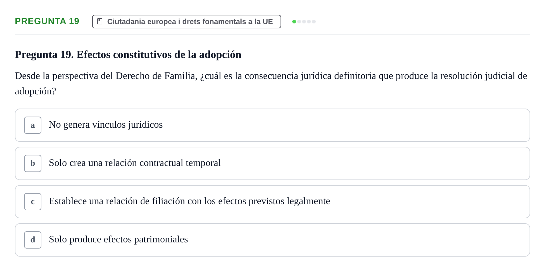 Enunciado: Pregunta 19