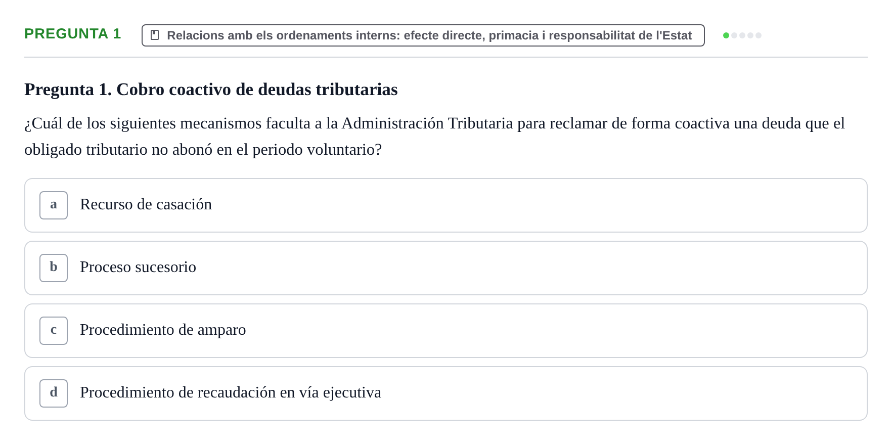 Enunciado: Pregunta 1