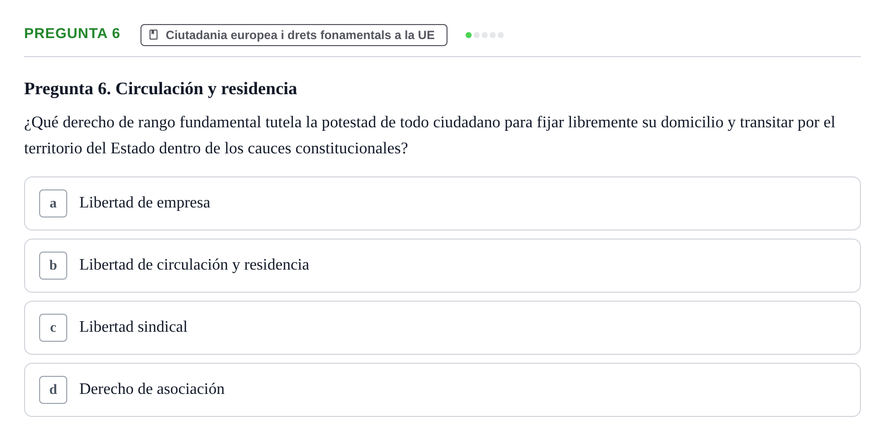 Enunciado: Pregunta 6