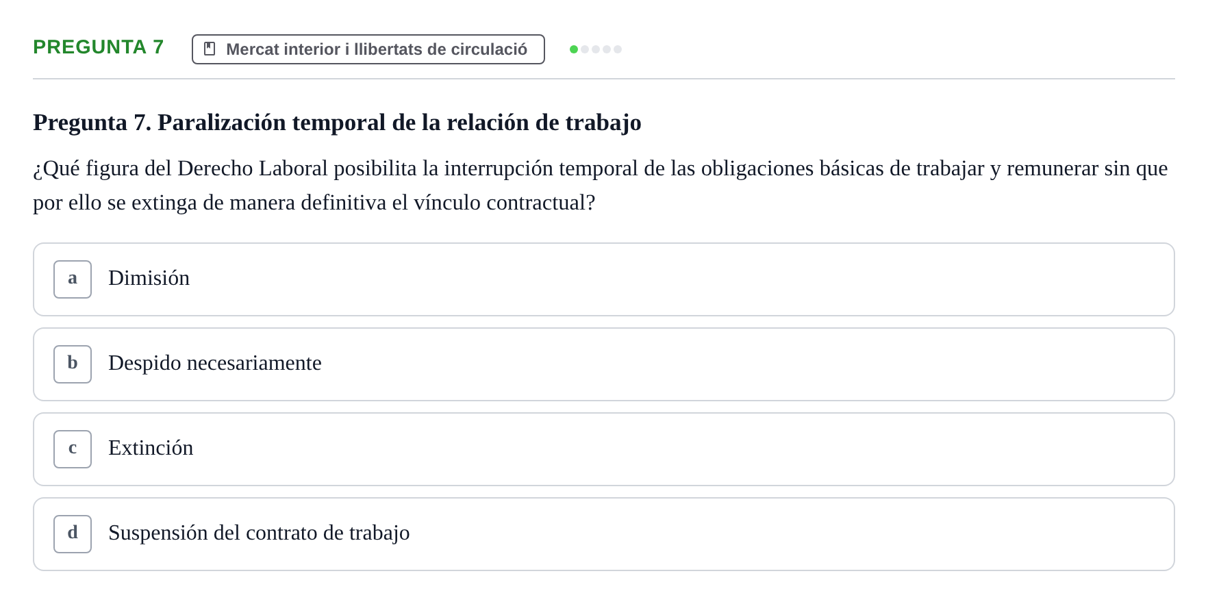 Enunciado: Pregunta 7