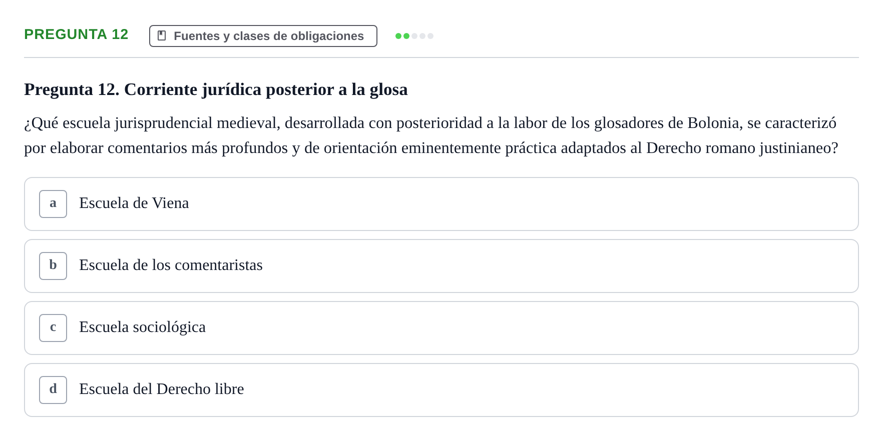 Enunciado: Pregunta 12