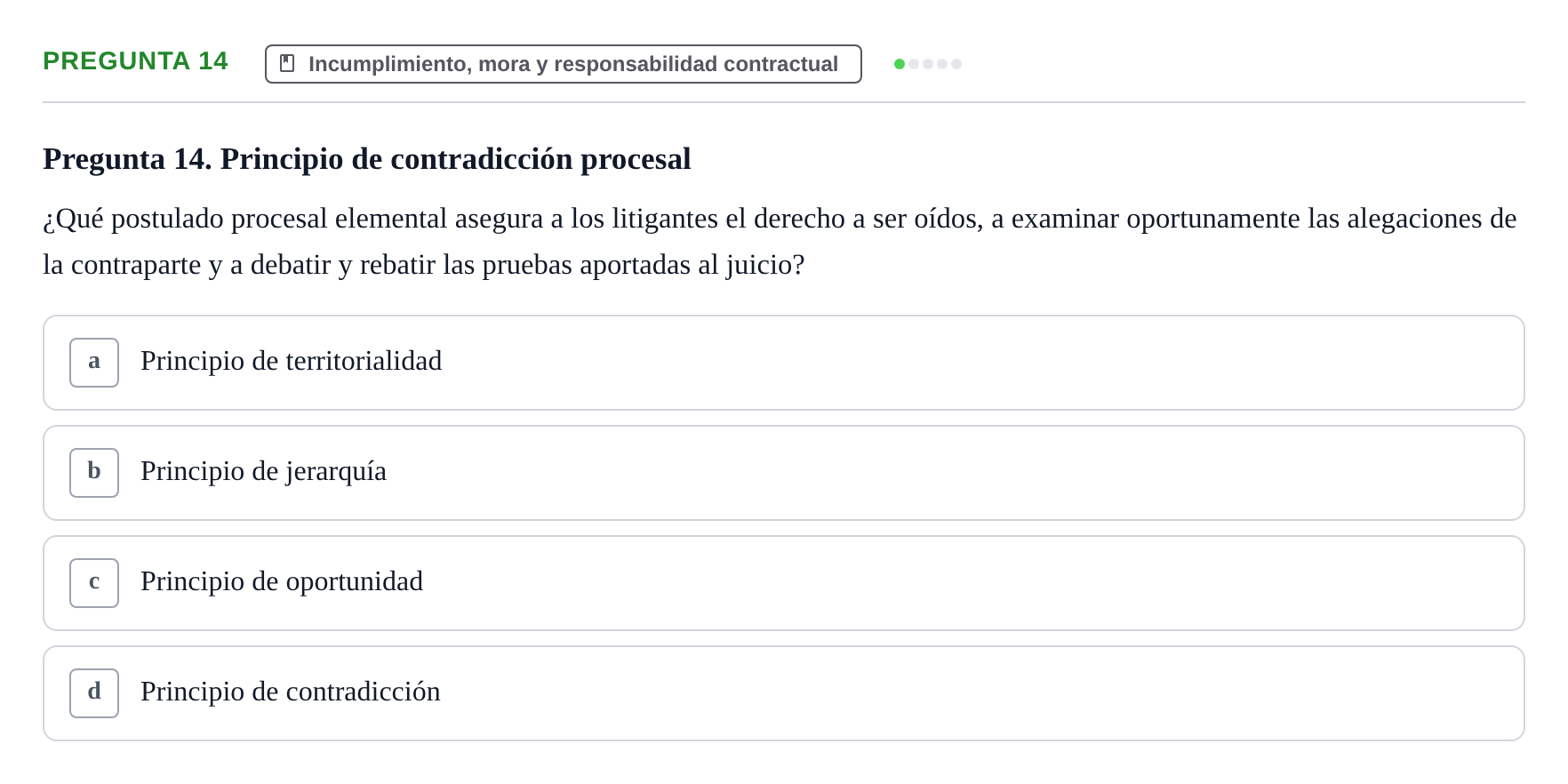 Enunciado: Pregunta 14