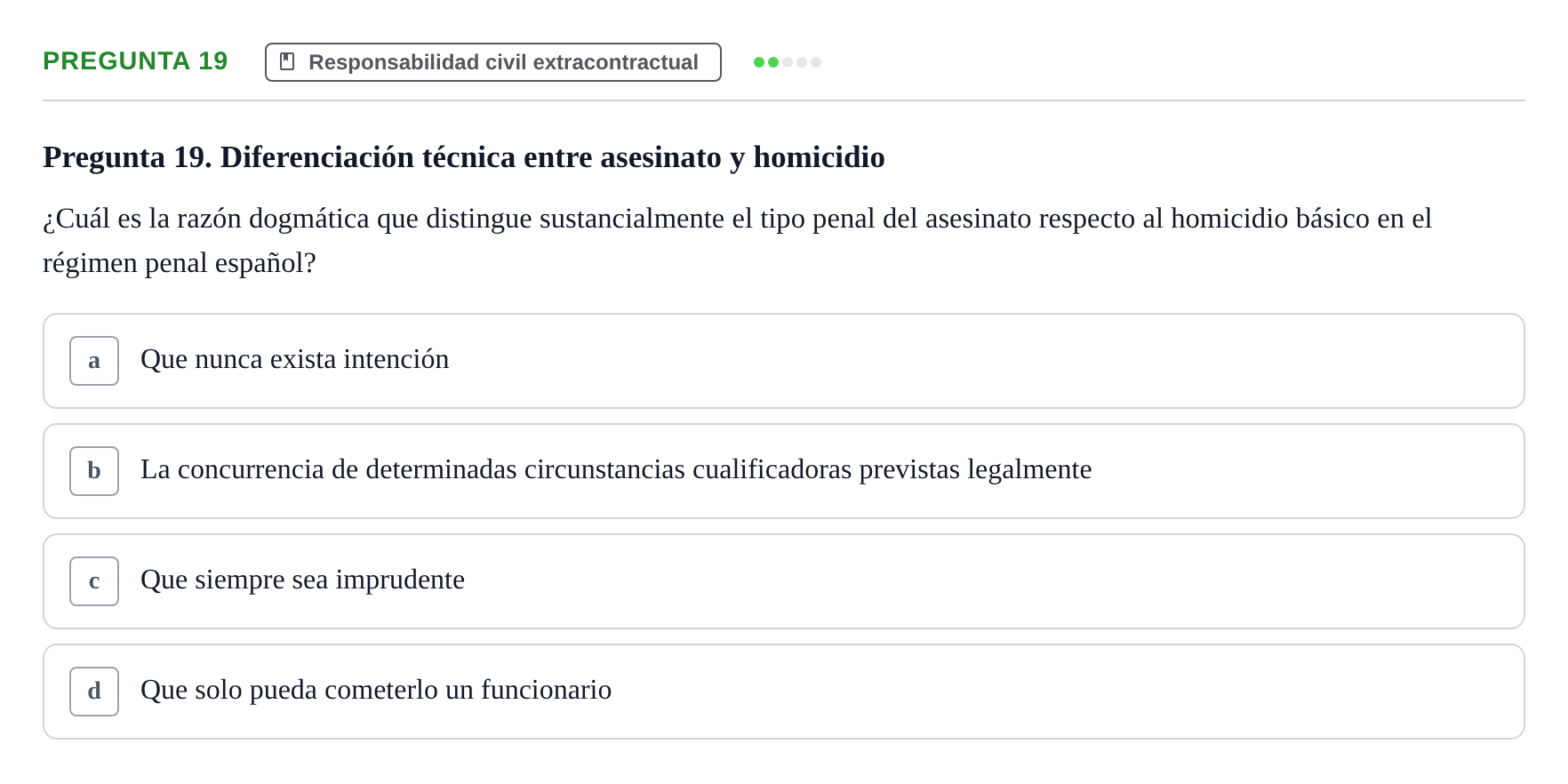 Enunciado: Pregunta 19