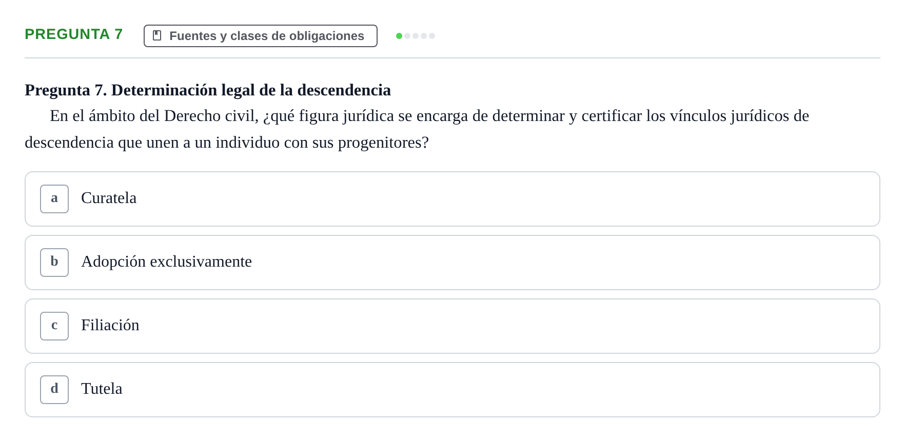 Enunciado: Pregunta 7