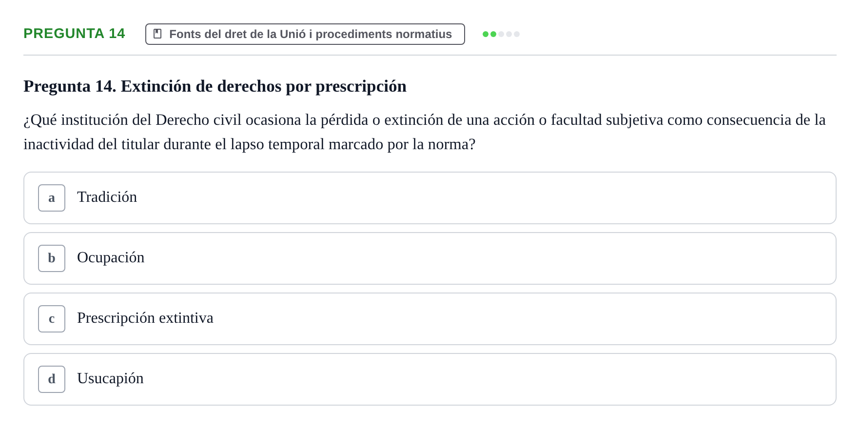 Enunciado: Pregunta 14
