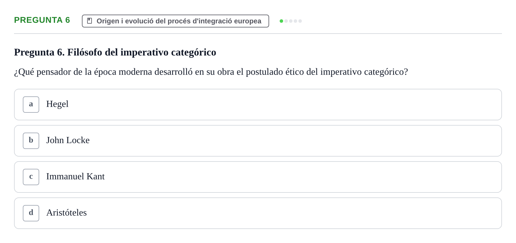 Enunciado: Pregunta 6