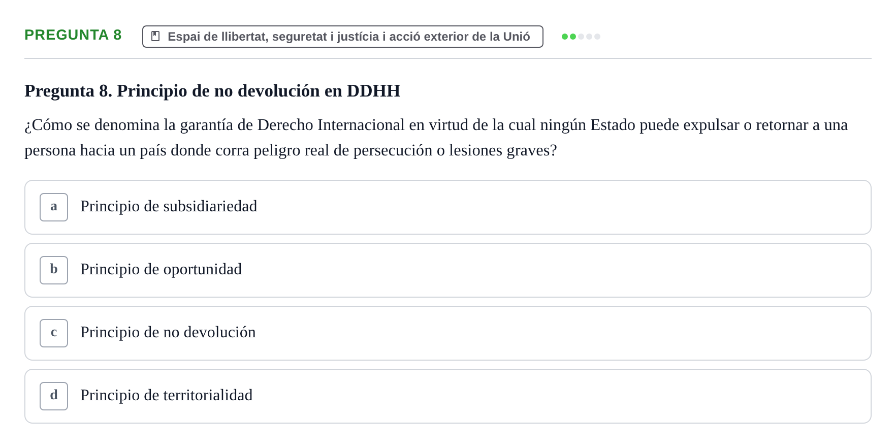 Enunciado: Pregunta 8