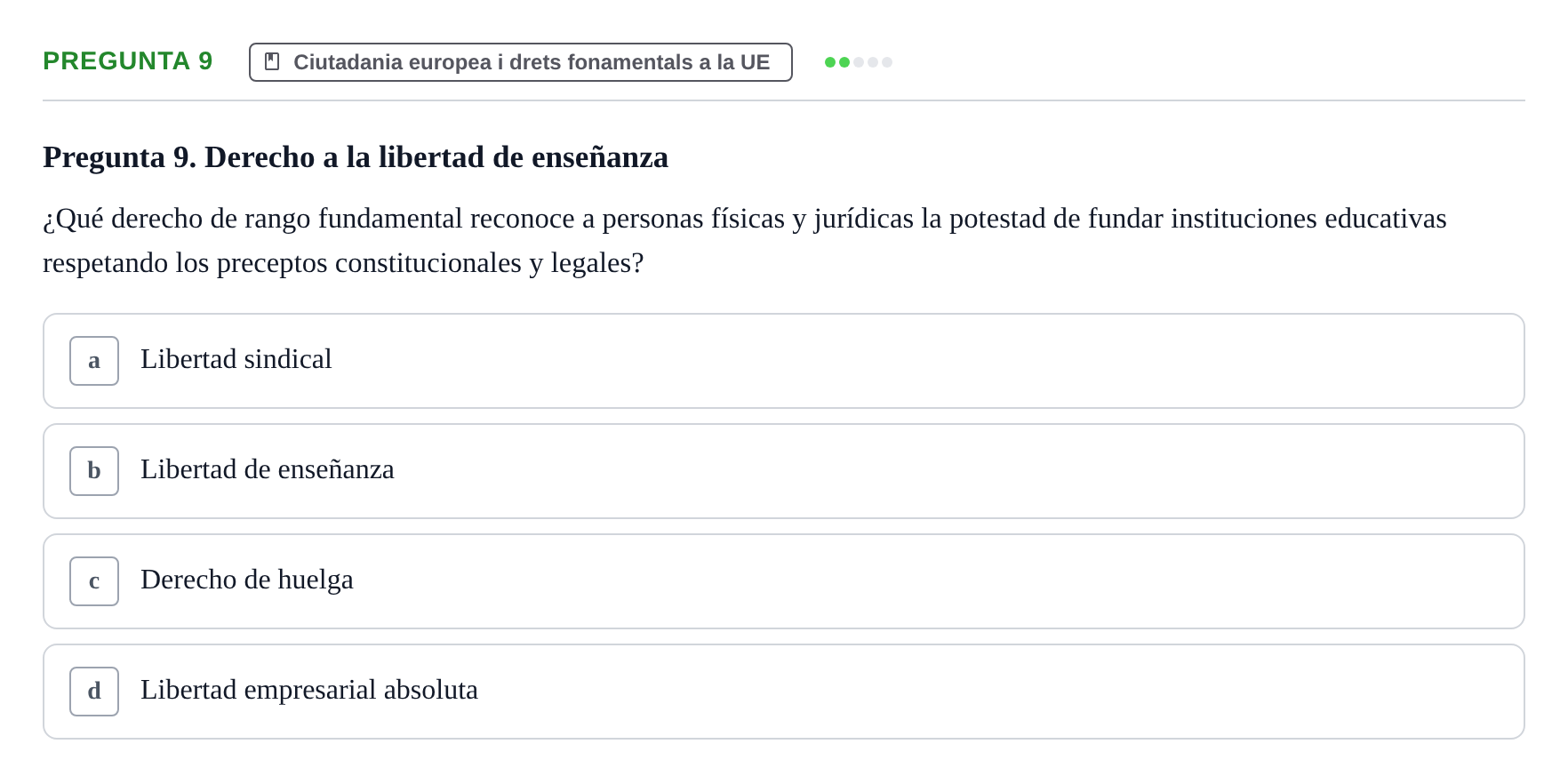 Enunciado: Pregunta 9
