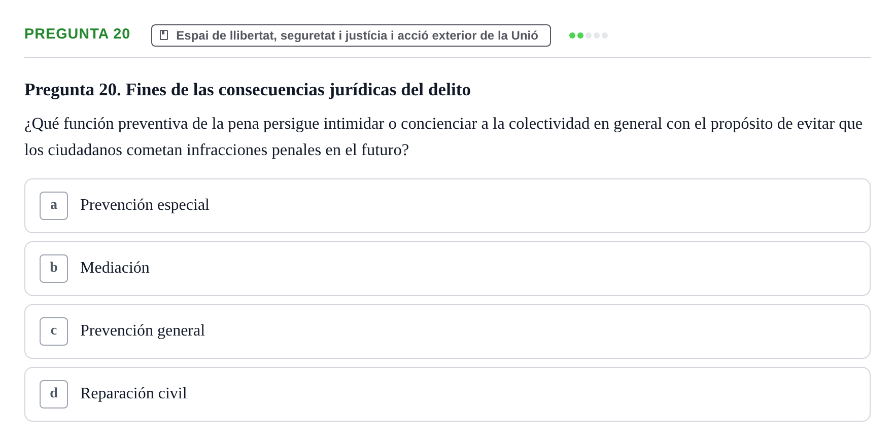 Enunciado: Pregunta 20