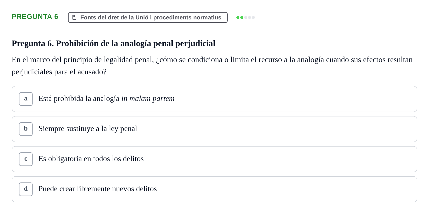 Enunciado: Pregunta 6