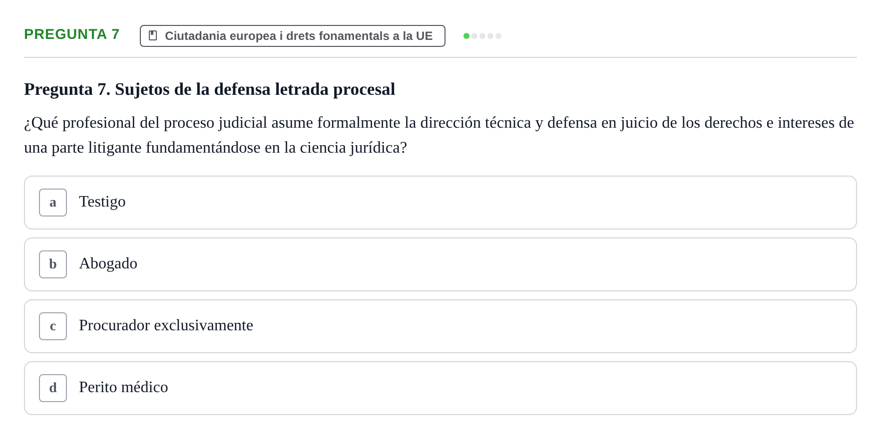 Enunciado: Pregunta 7