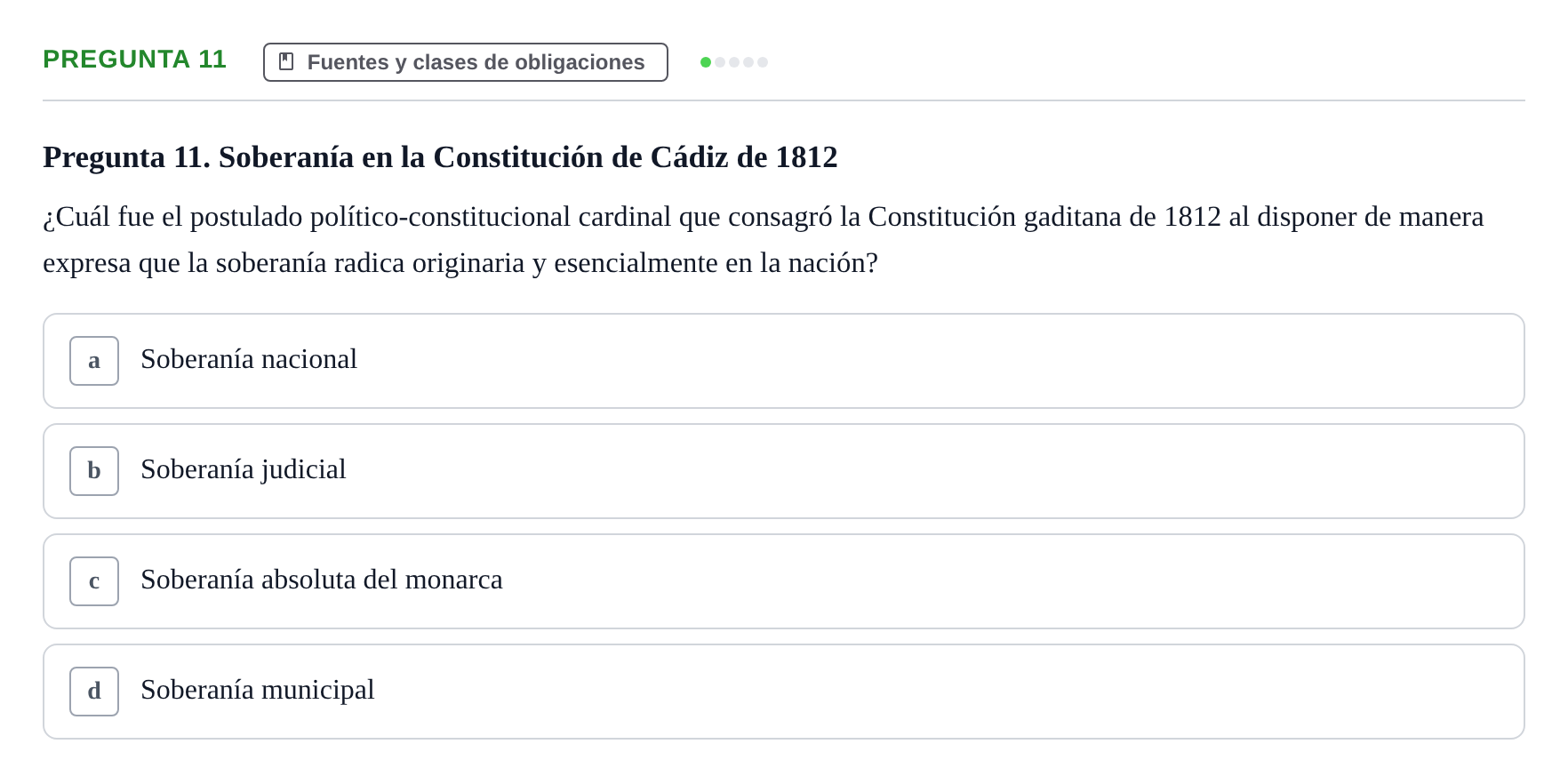 Enunciado: Pregunta 11
