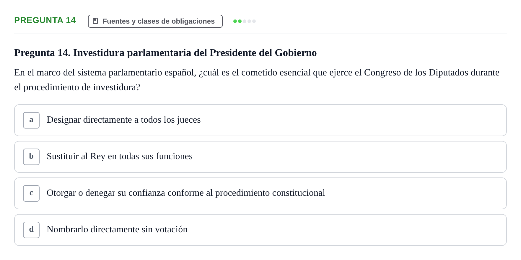 Enunciado: Pregunta 14