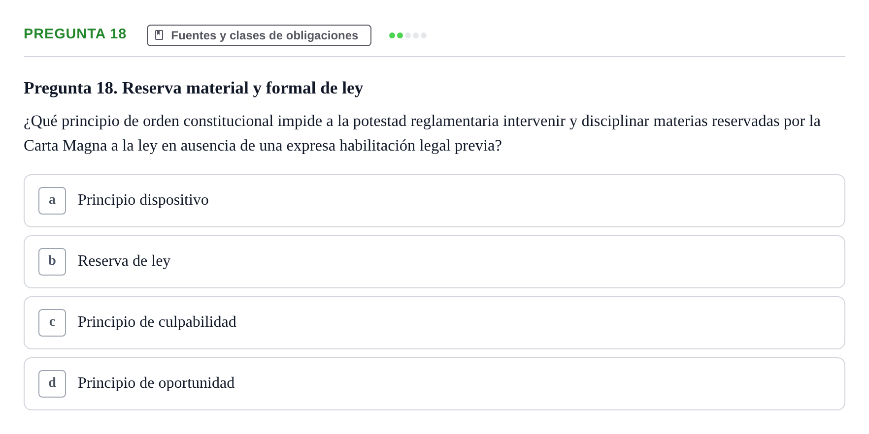 Enunciado: Pregunta 18