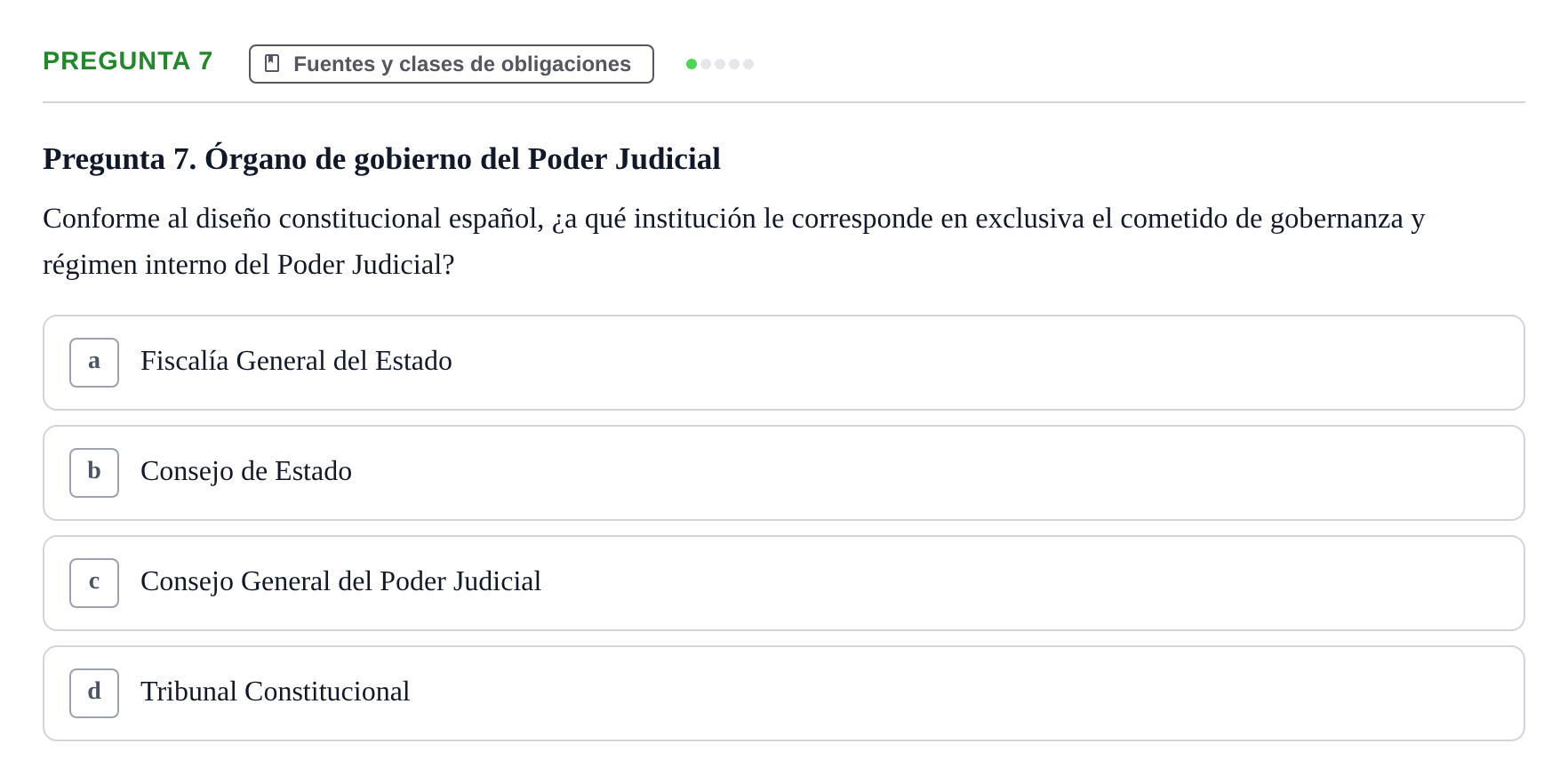 Enunciado: Pregunta 7
