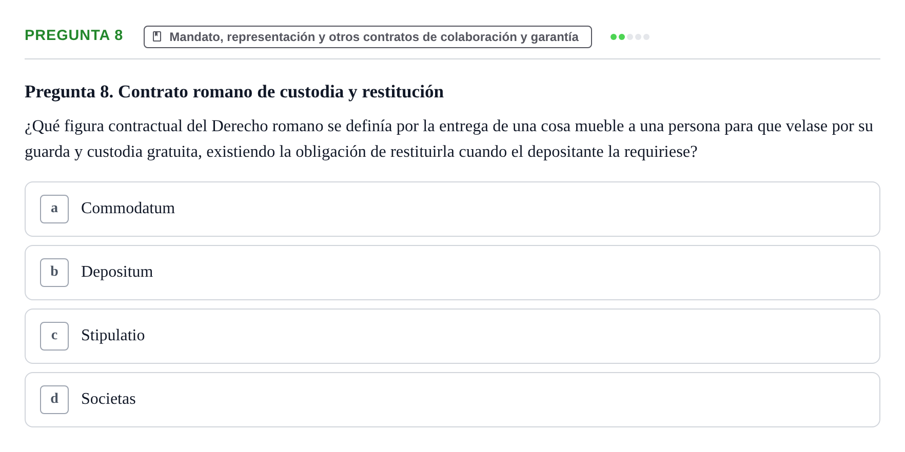 Enunciado: Pregunta 8