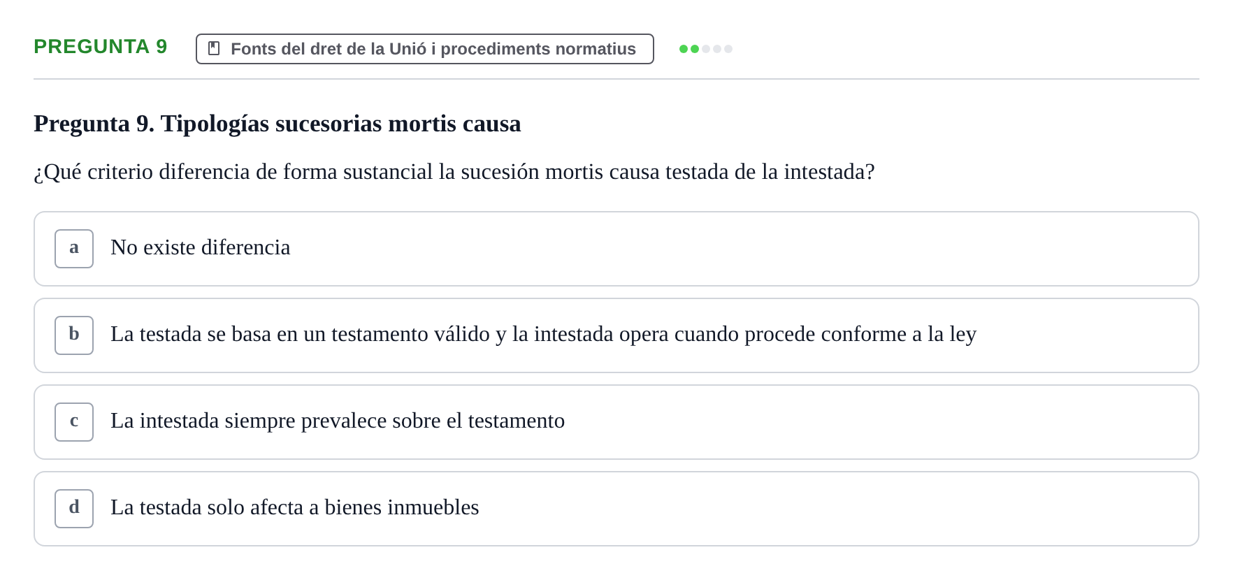 Enunciado: Pregunta 9