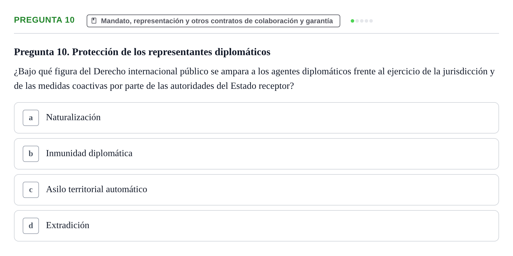 Enunciado: Pregunta 10