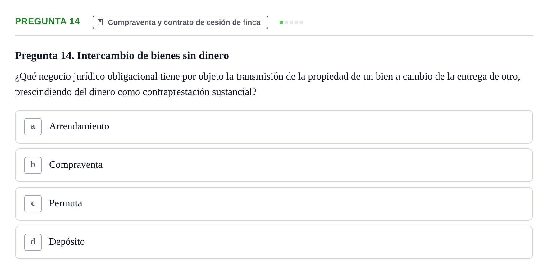 Enunciado: Pregunta 14