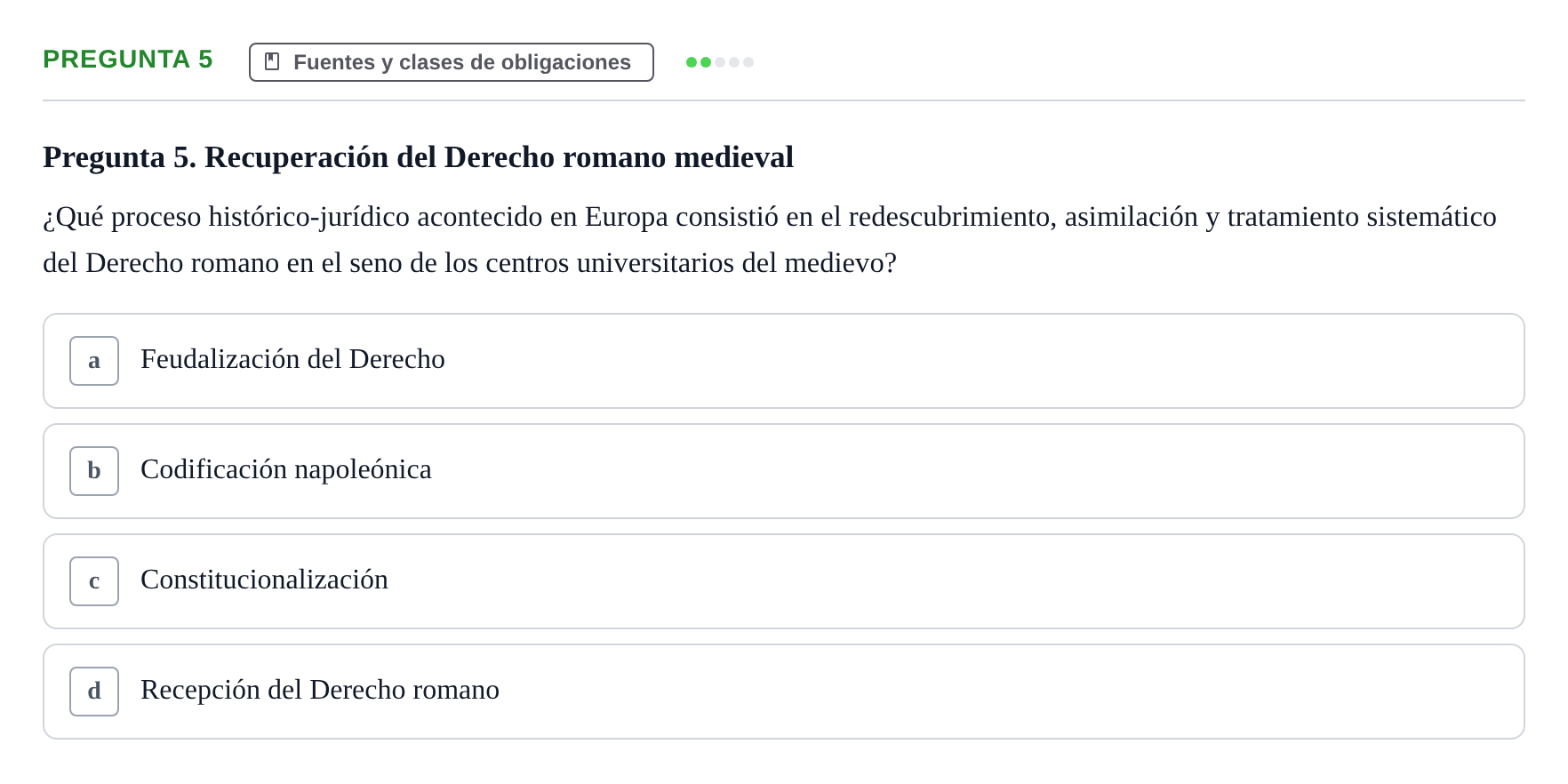 Enunciado: Pregunta 5