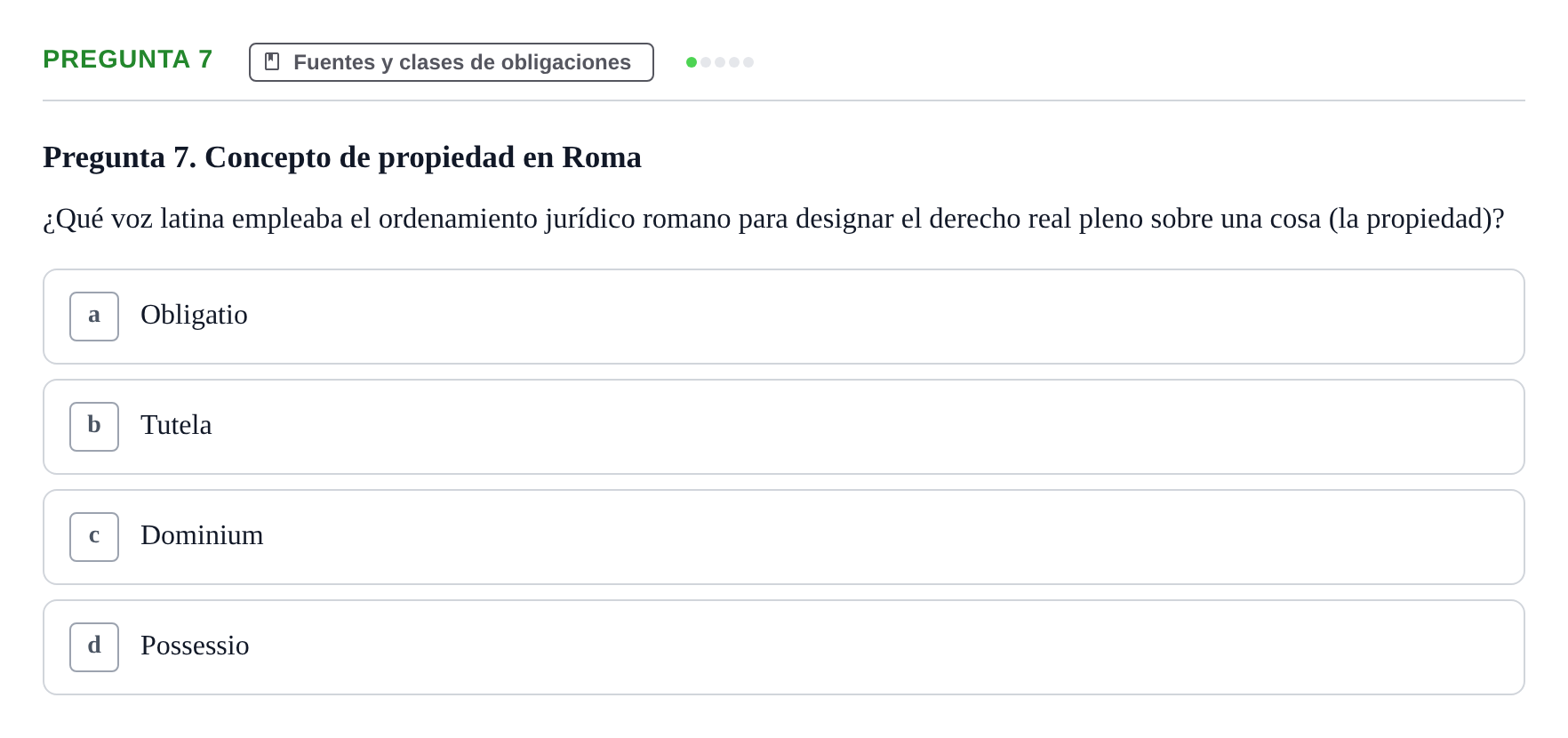 Enunciado: Pregunta 7