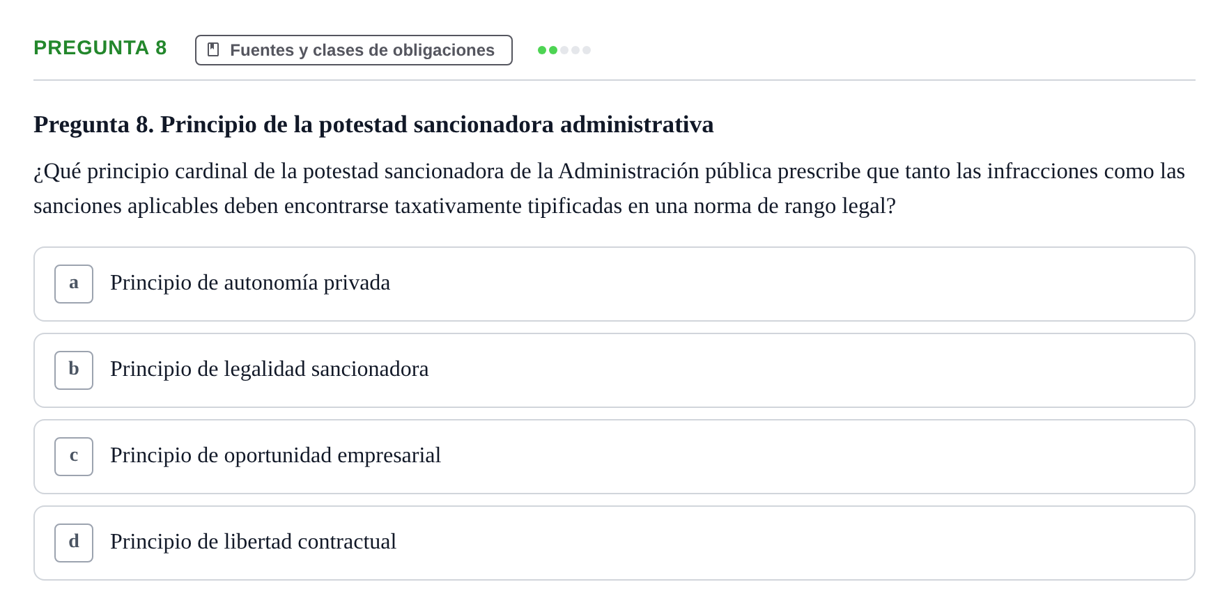 Enunciado: Pregunta 8