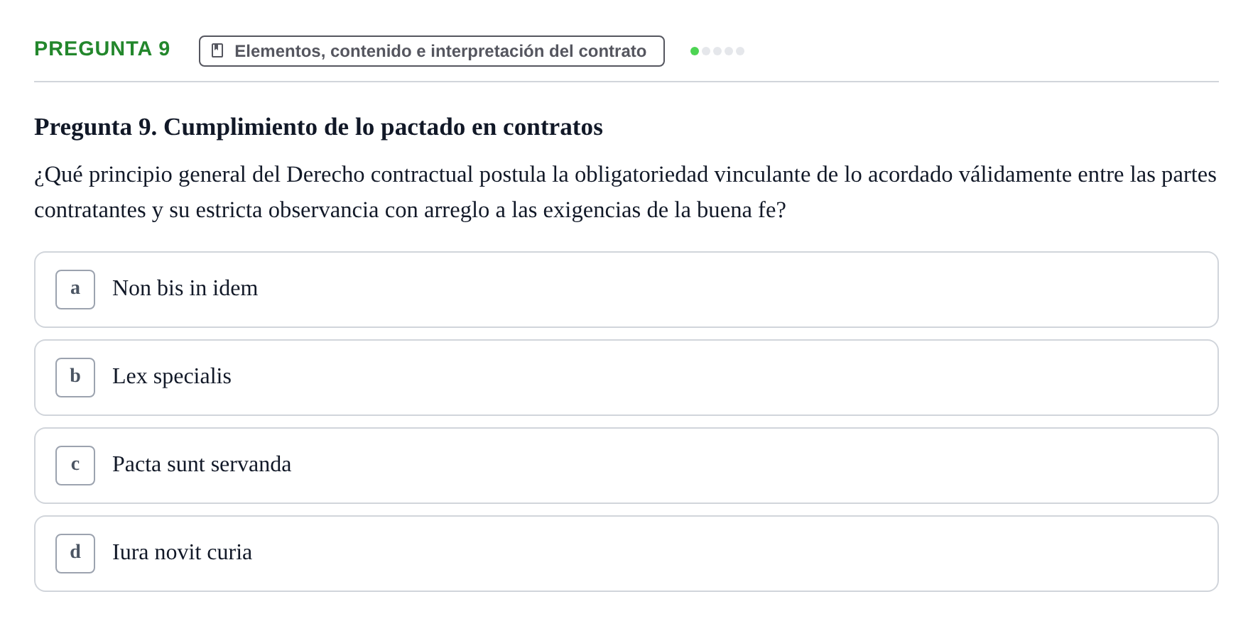 Enunciado: Pregunta 9