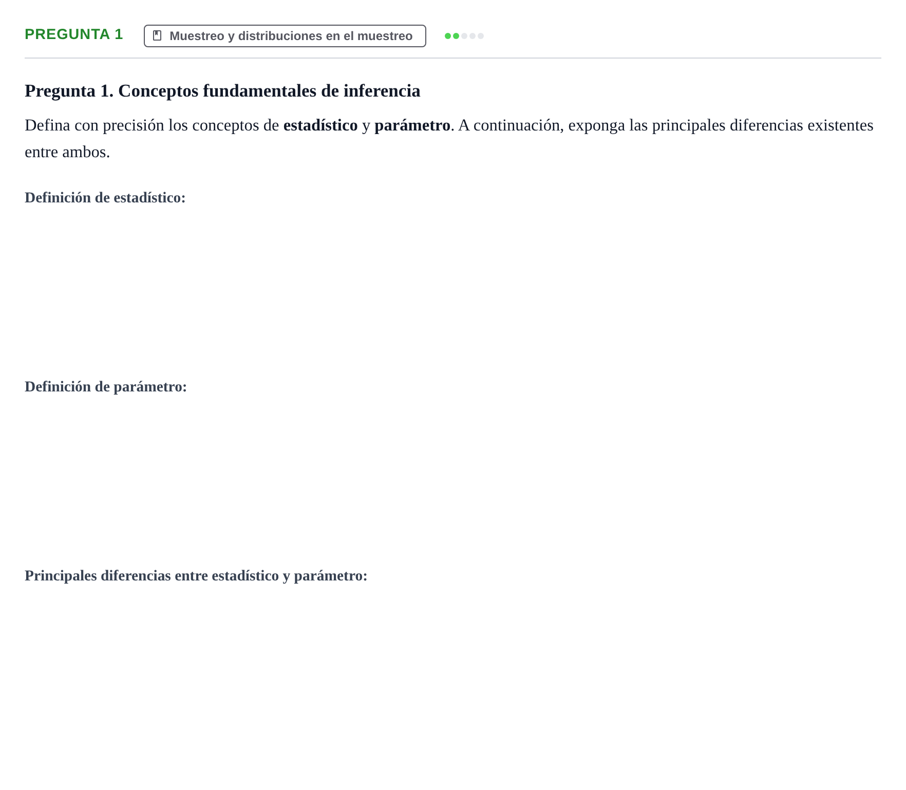 Enunciado: Pregunta 1 · Estadística II UB 2024