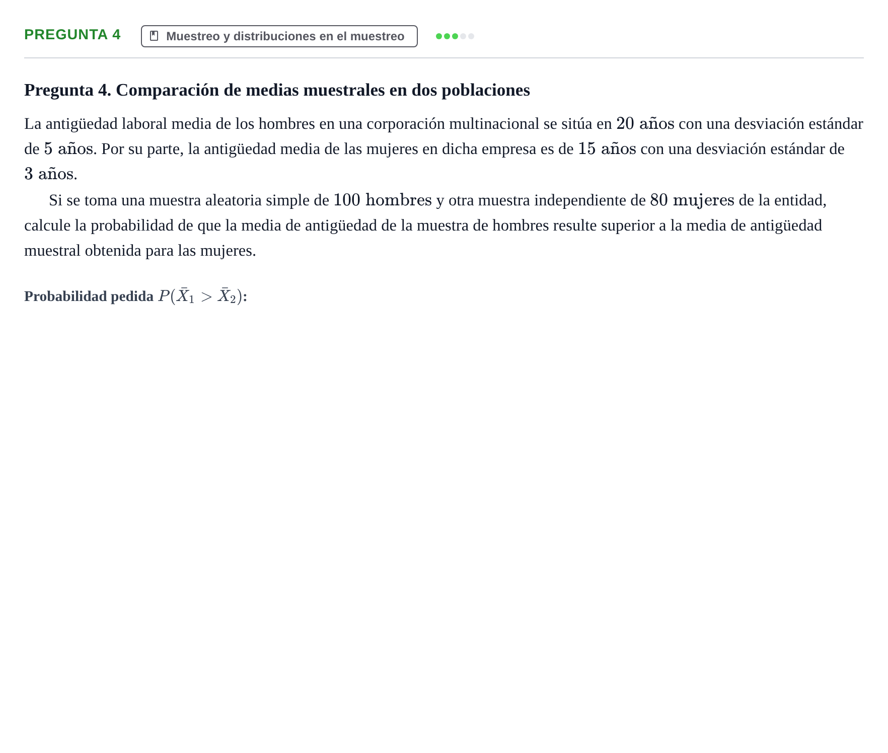 Enunciado: Pregunta 4 · Estadística II UB 2024