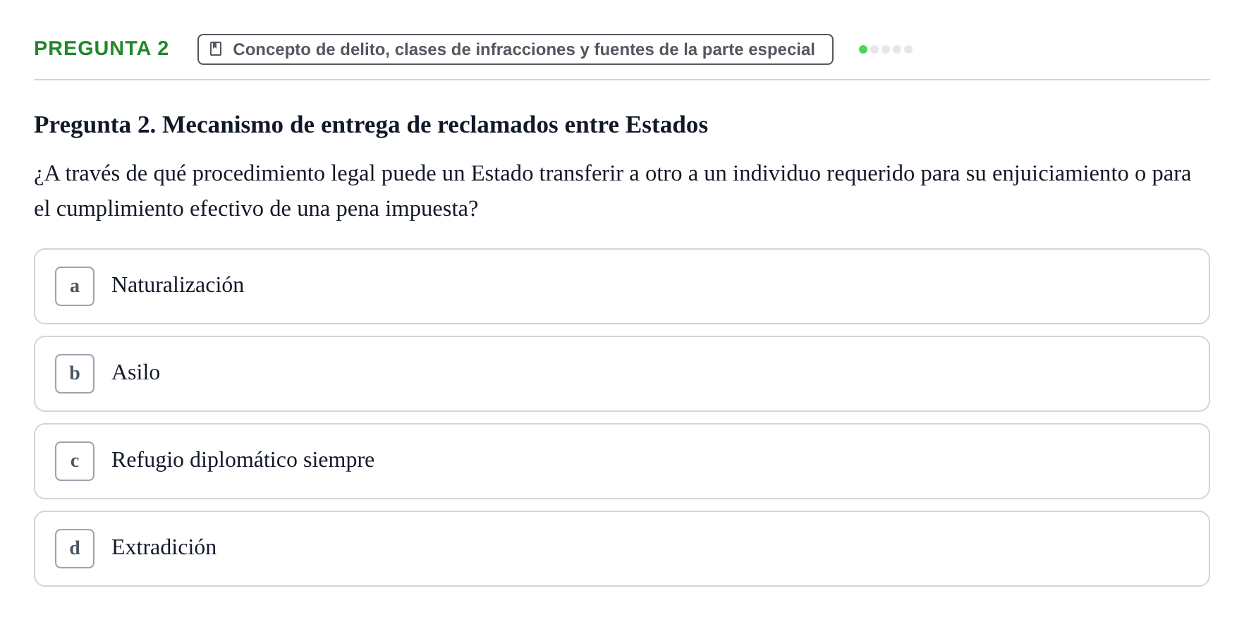 Enunciado: Pregunta 2