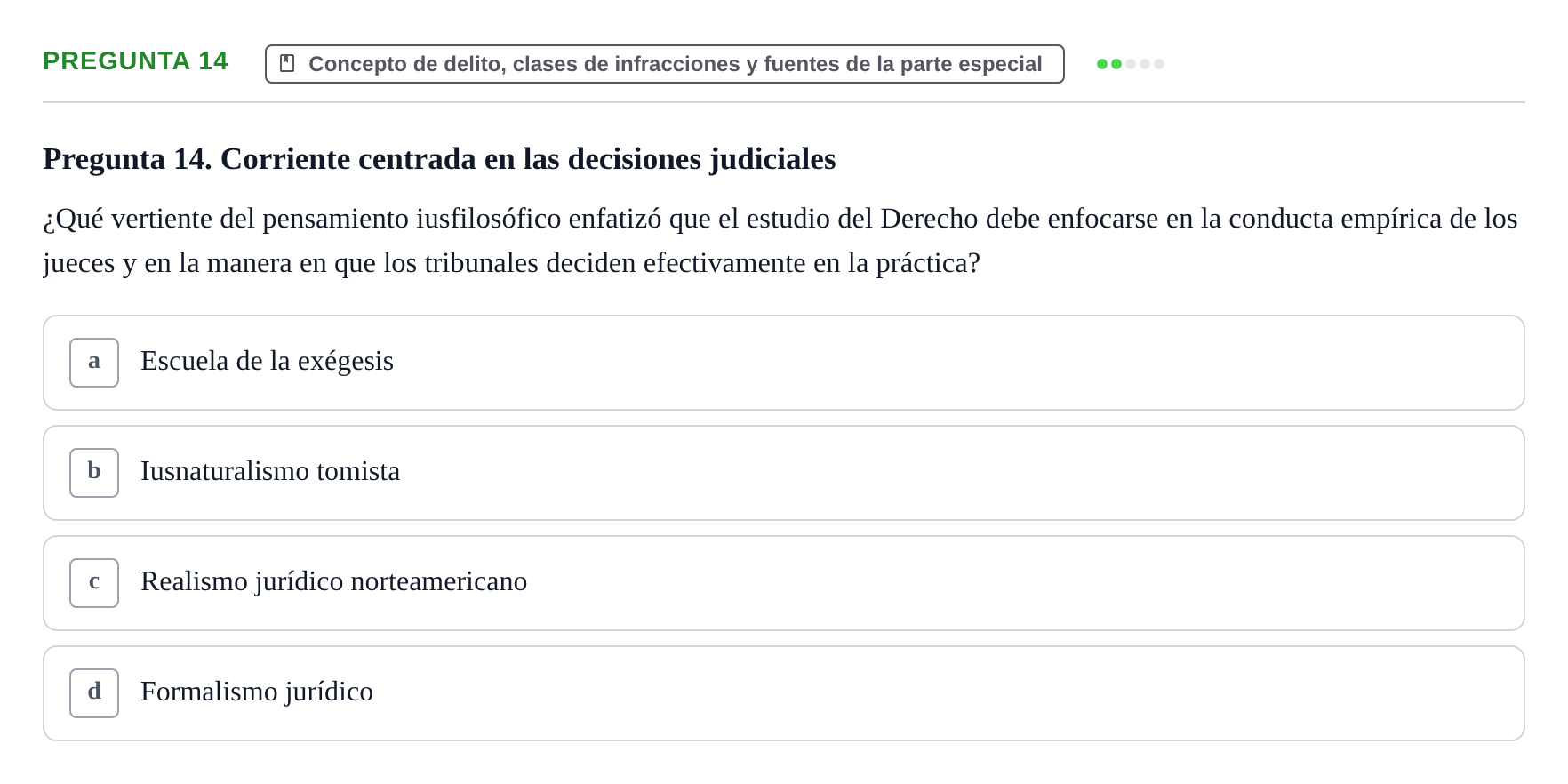 Enunciado: Pregunta 14